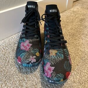 NOBULL canvas high top trainers
